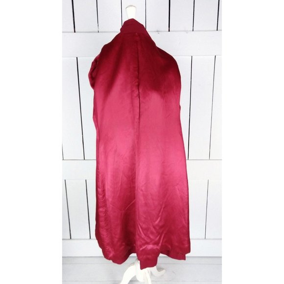 Vintage StyleCraft red wool full length over coat - Picture 7 of 7